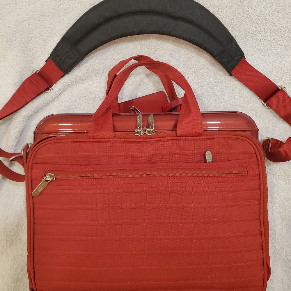 Rimowa Cherry Red Hard Shell Bolero Laptop Computer Bag/Briefcase - Picture 4 of 15